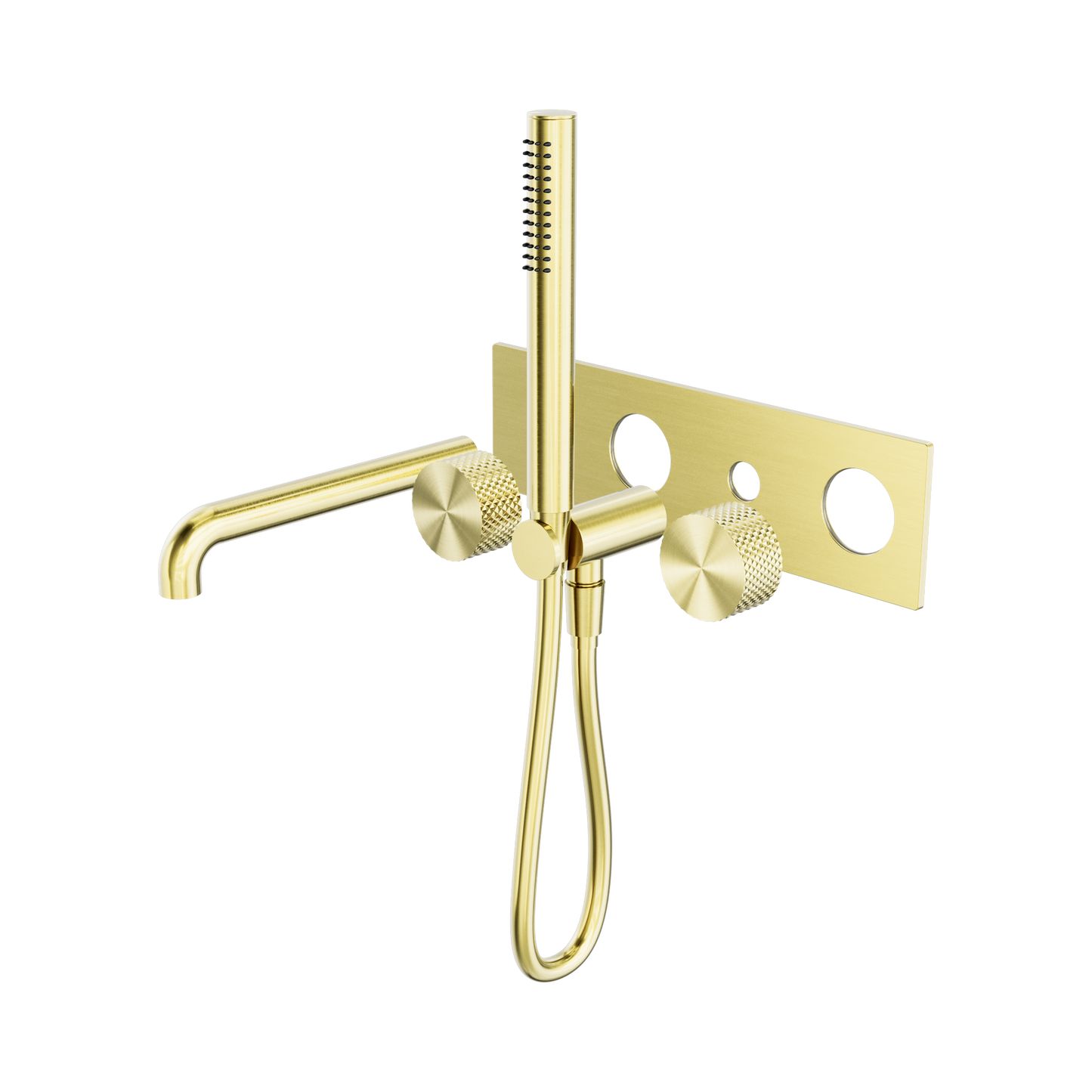 Opal Progressive Shower System With Spout 230mm Trim Kits Only Brushed Gold