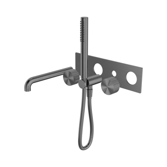 Opal Progressive Shower System With Spout 230mm Trim Kits Only Graphite
