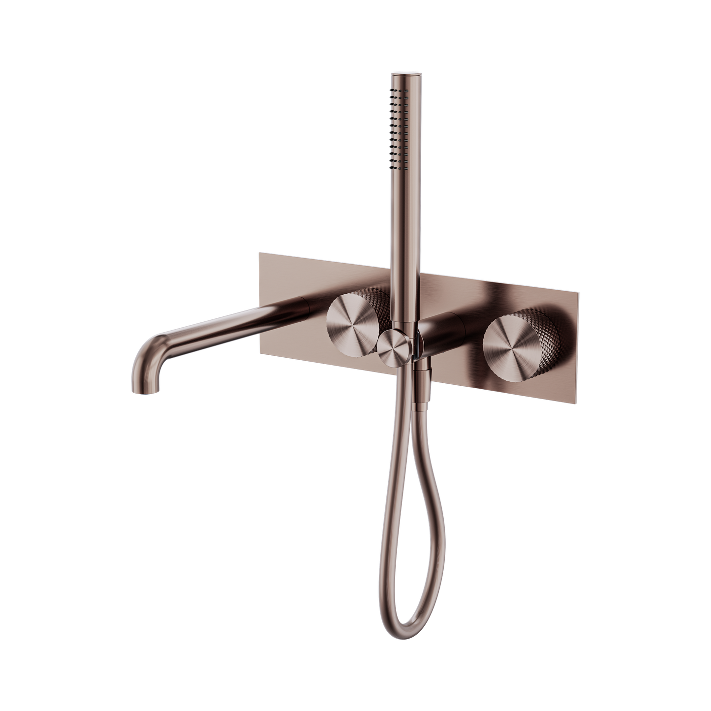 Opal Progressive Shower System With Spout 250mm Brushed Bronze