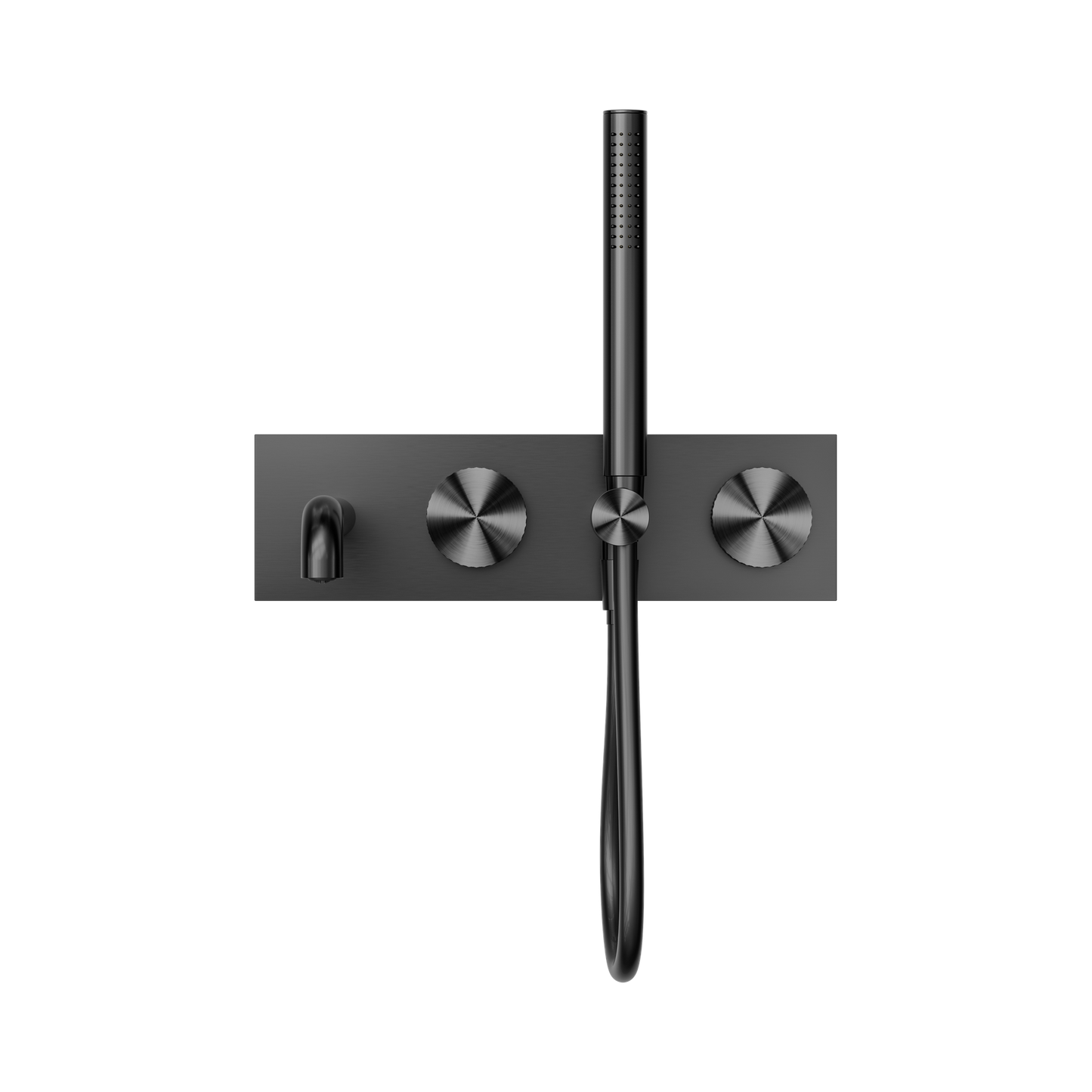 Opal Progressive Shower System With Spout 250mm Graphite