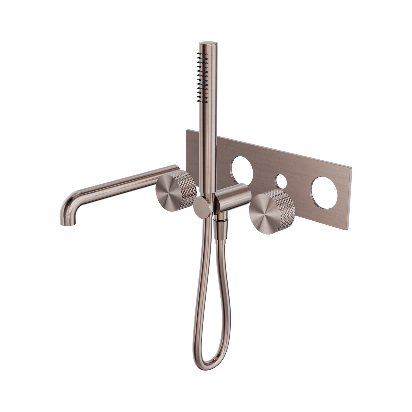 Opal Progressive Shower System With Spout 250mm Trim Kits Only Brushed Bronze