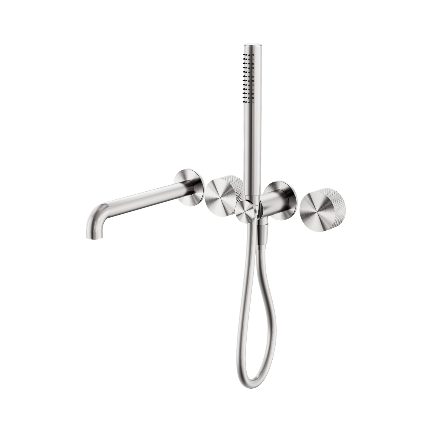 Opal Progressive Shower System Separate Plate With Spout 230mm Brushed Nickel