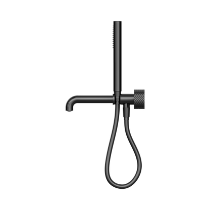 Opal Progressive Shower System Separate Plate With Spout 250mm Graphite