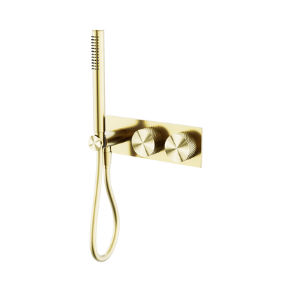 Opal Progressive Shower System Brushed Gold