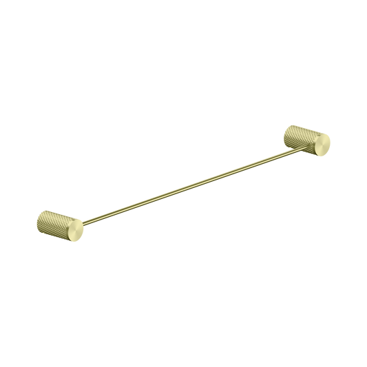Opal Single Towel Rail 600mm Brushed Gold