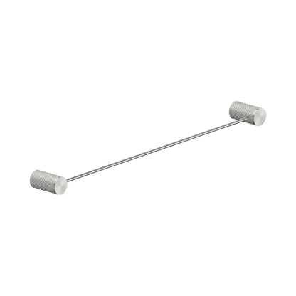 Opal Single Towel Rail 600mm Brushed Nickel