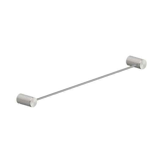 Opal Single Towel Rail 600mm Brushed Nickel