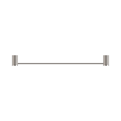Opal Single Towel Rail 600mm Brushed Nickel