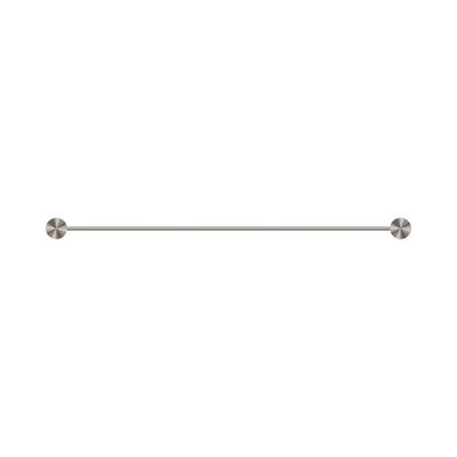 Opal Single Towel Rail 600mm Brushed Nickel