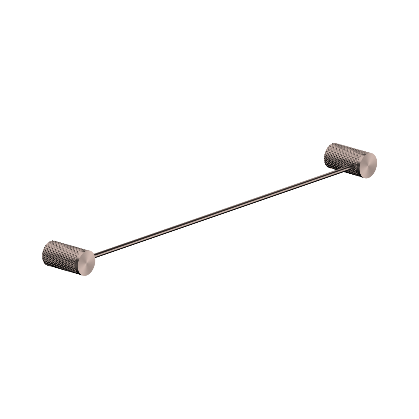 Opal Single Towel Rail 600mm Brushed Bronze