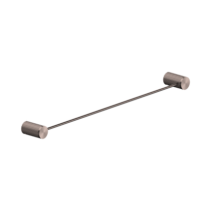 Opal Single Towel Rail 600mm Brushed Bronze