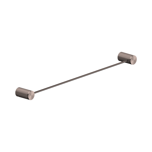 Opal Single Towel Rail 600mm Brushed Bronze