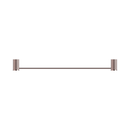 Opal Single Towel Rail 600mm Brushed Bronze