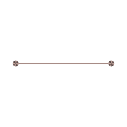Opal Single Towel Rail 600mm Brushed Bronze