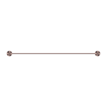 Nero Opal Single Towel Rail 600mm