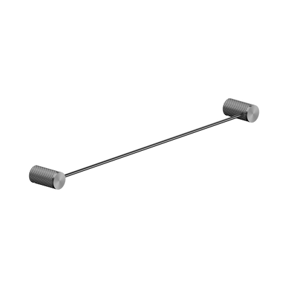Opal Single Towel Rail 600mm Graphite