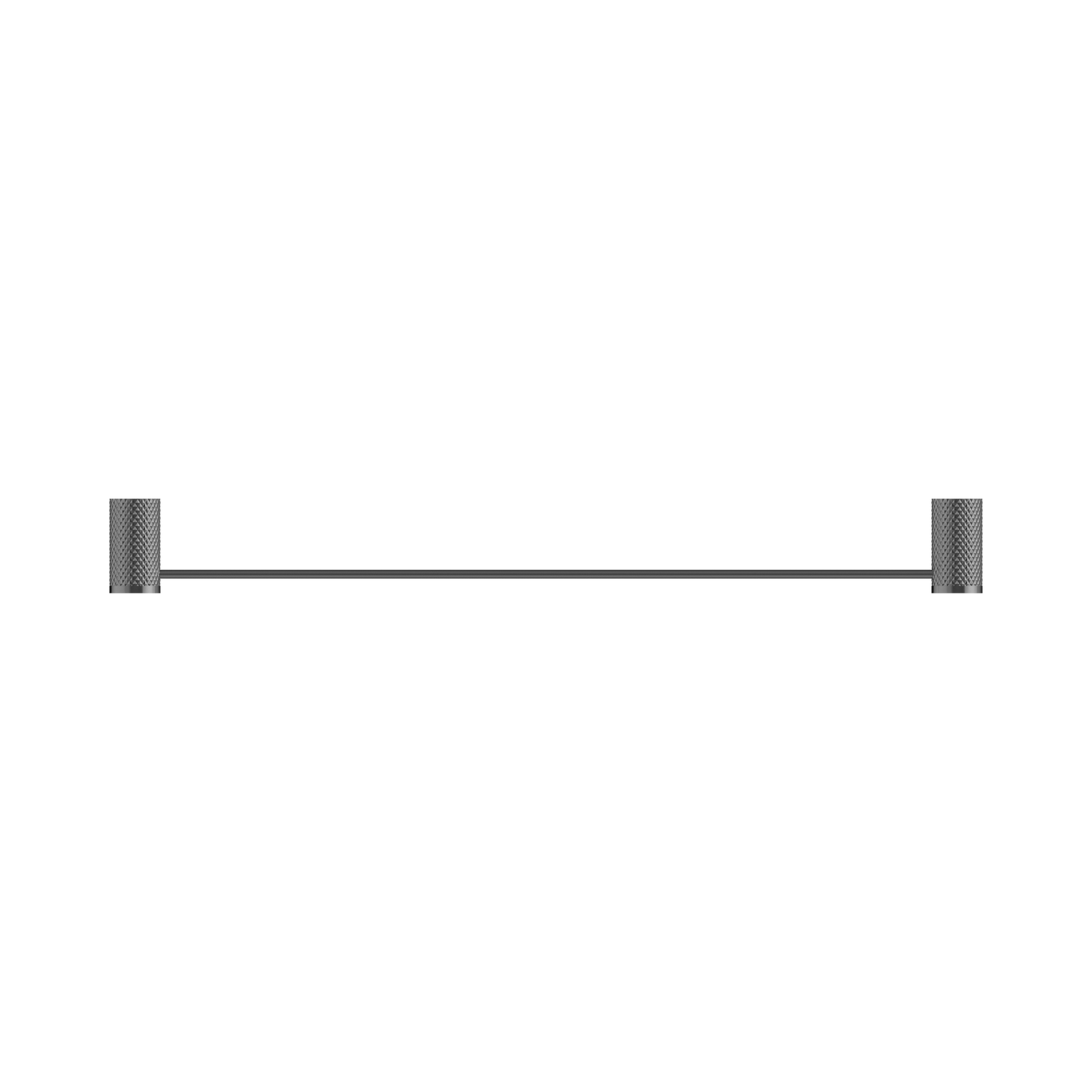 Opal Single Towel Rail 600mm Graphite