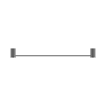 Opal Single Towel Rail 600mm Graphite