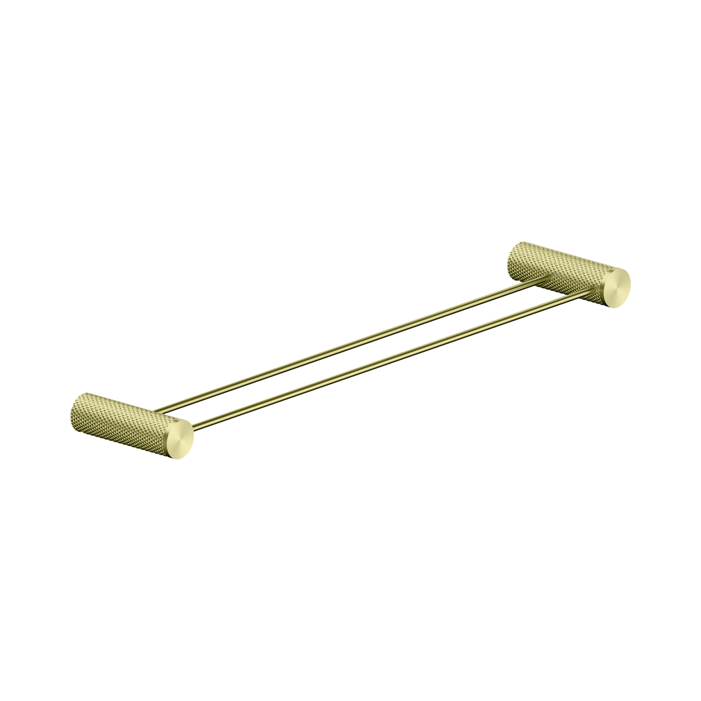 Opal Double Towel Rail 600mm Brushed Gold