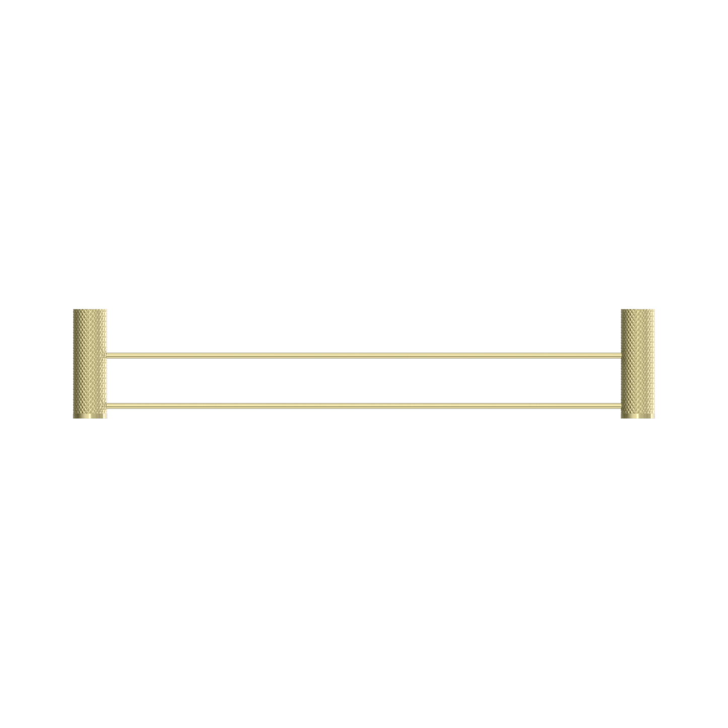 Opal Double Towel Rail 600mm Brushed Gold