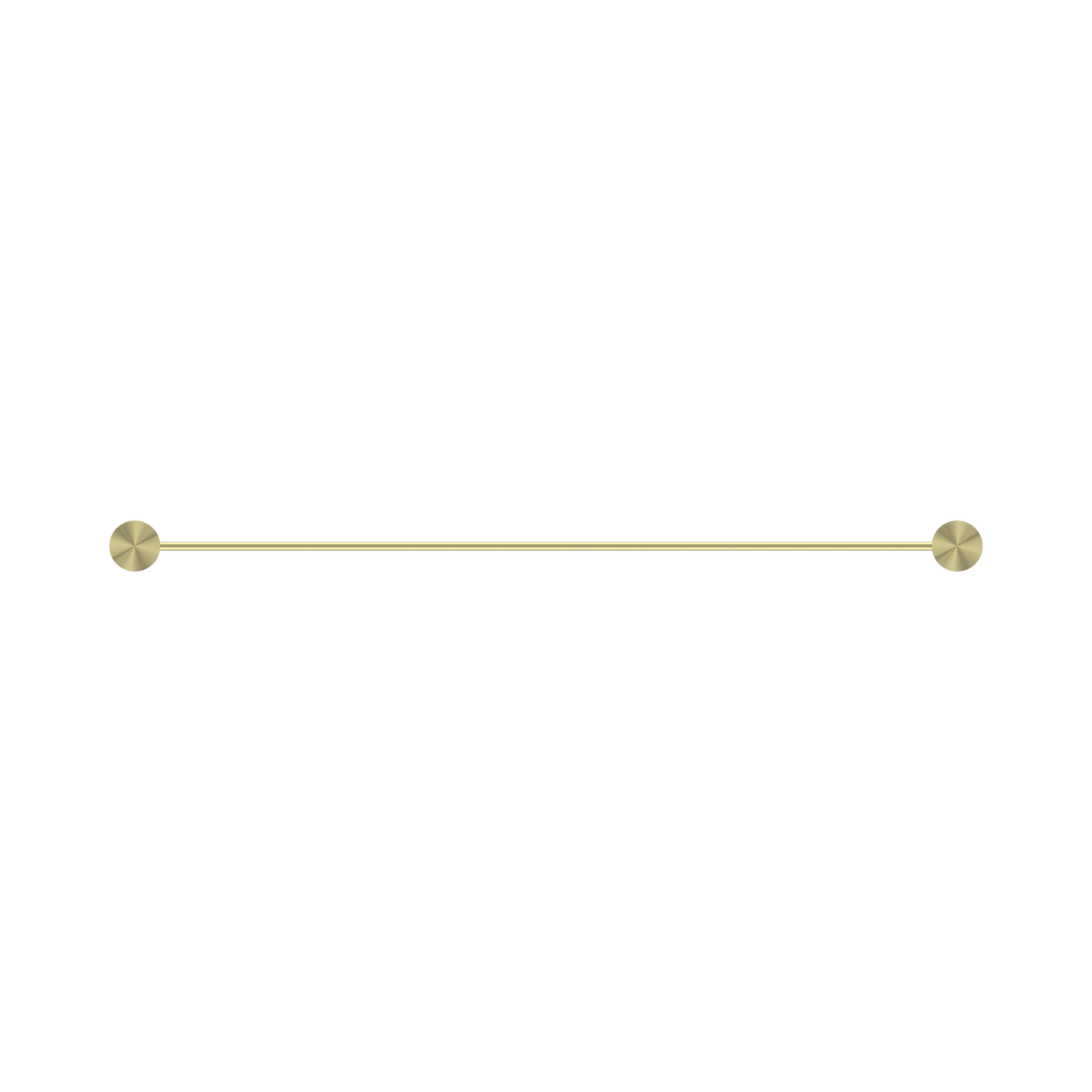 Opal Double Towel Rail 600mm Brushed Gold
