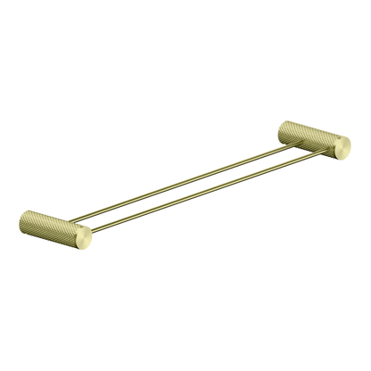 Nero Opal Double Towel Rail 600mm