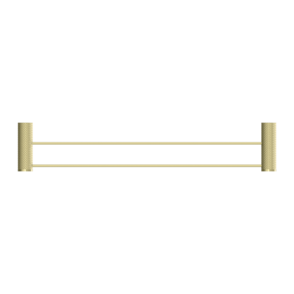 Nero Opal Double Towel Rail 600mm