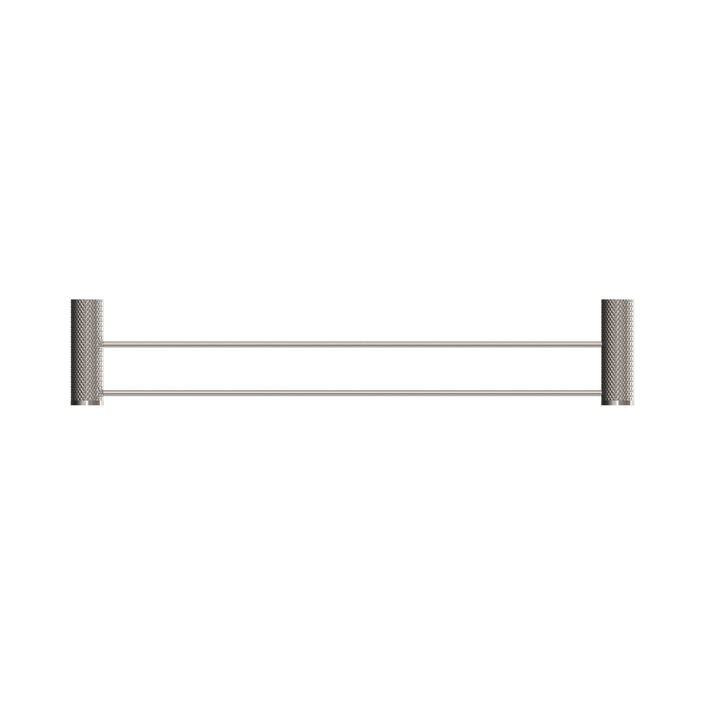 Opal Double Towel Rail 600mm Brushed Nickel