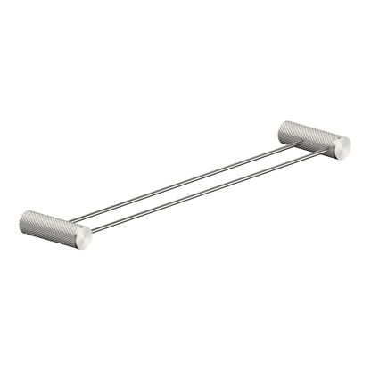 Nero Opal Double Towel Rail 600mm