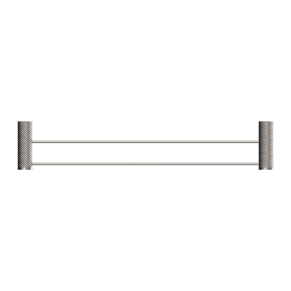 Nero Opal Double Towel Rail 600mm