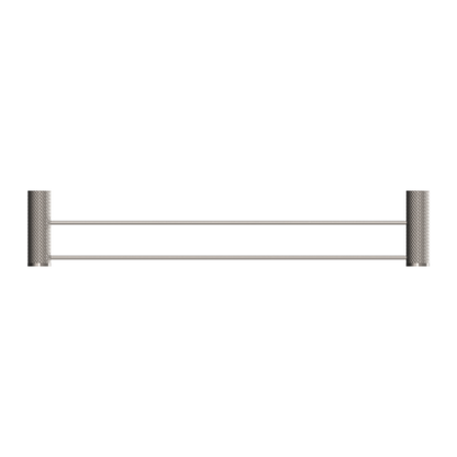 Nero Opal Double Towel Rail 600mm