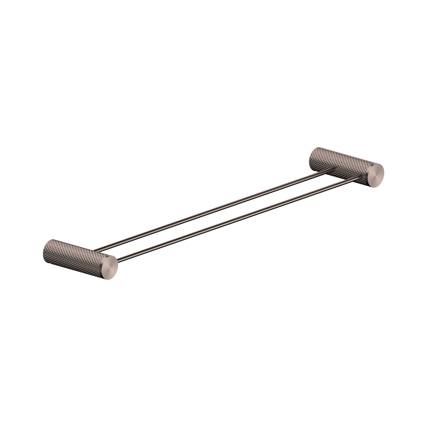 Opal Double Towel Rail 600mm Brushed Bronze