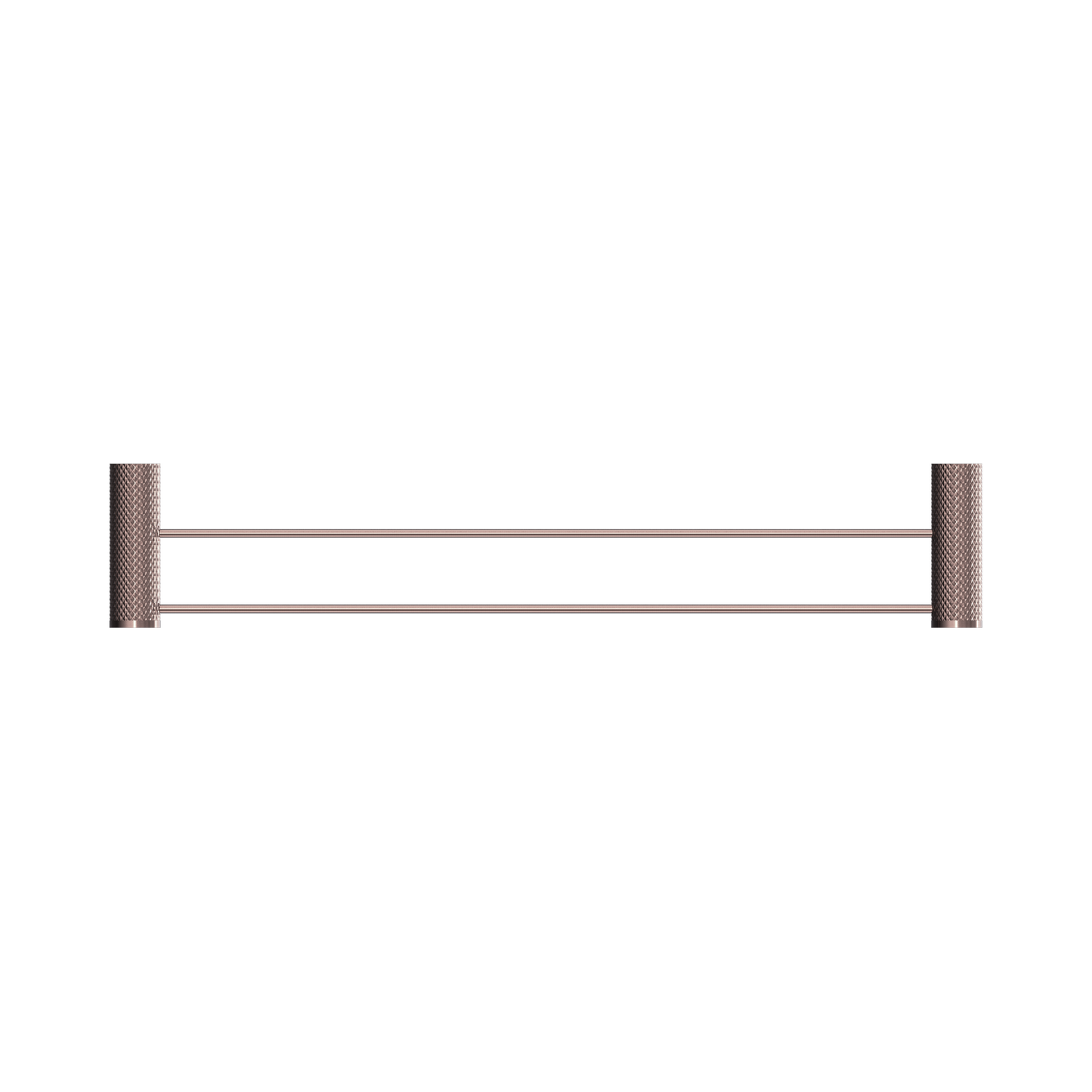 Opal Double Towel Rail 600mm Brushed Bronze