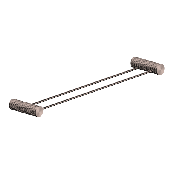 Nero Opal Double Towel Rail 600mm