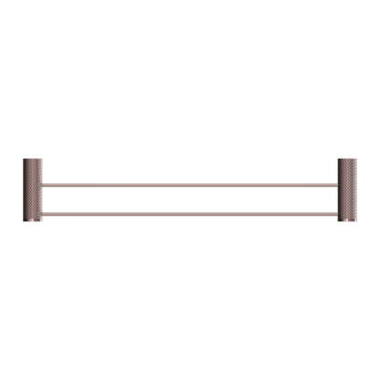 Nero Opal Double Towel Rail 600mm