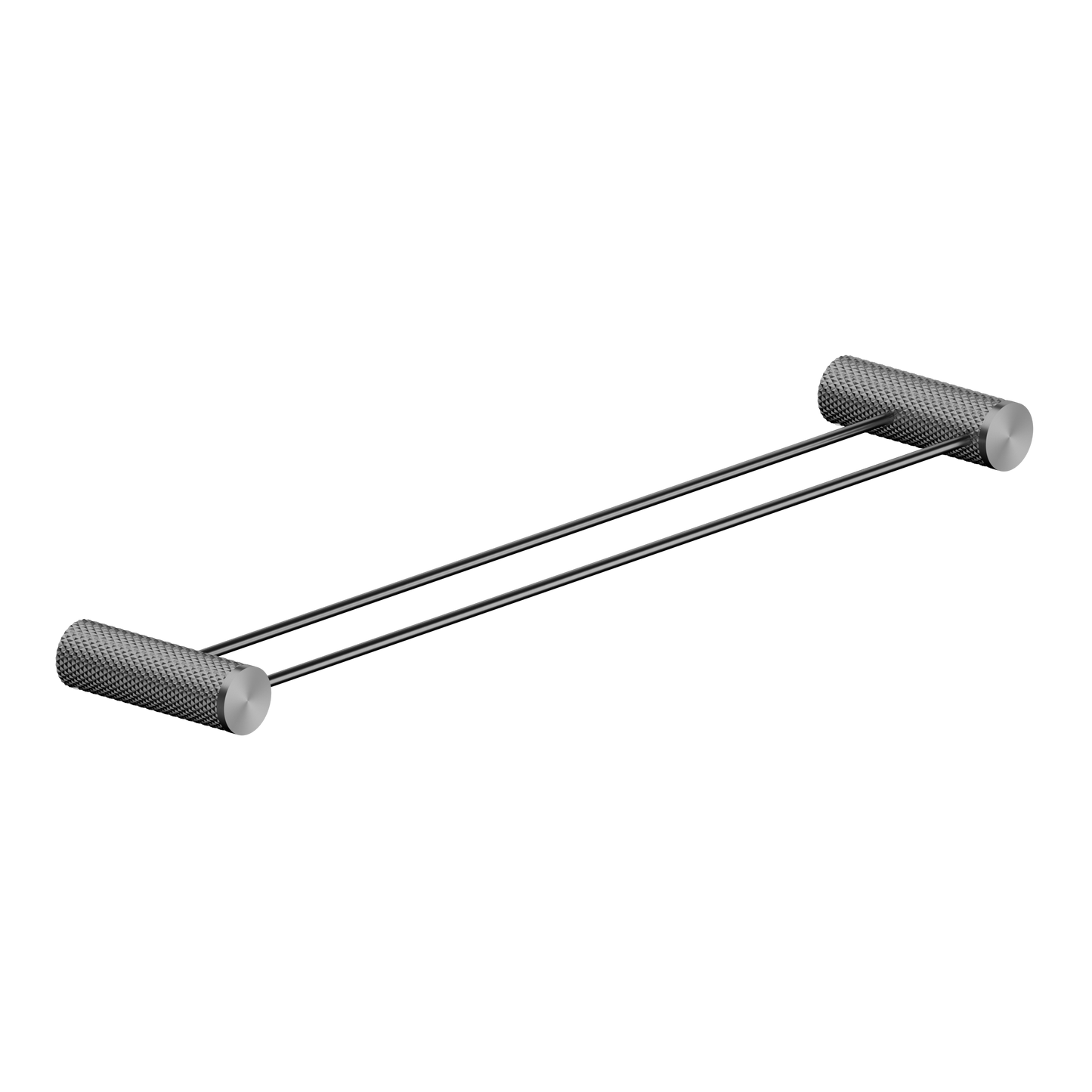 Nero Opal Double Towel Rail 600mm