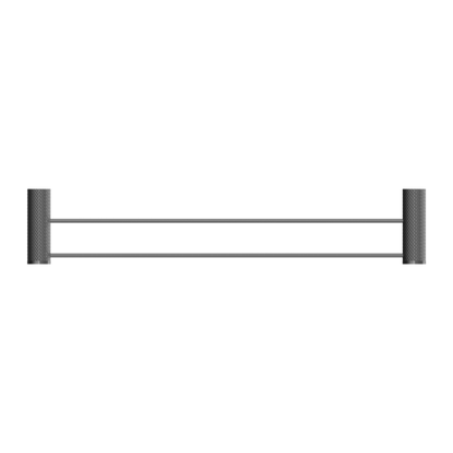 Nero Opal Double Towel Rail 600mm