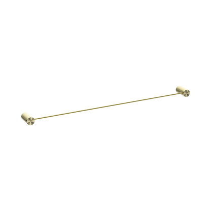 Opal Single Towel Rail 800mm Brushed Gold
