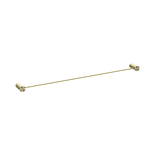 Opal Single Towel Rail 800mm Brushed Gold