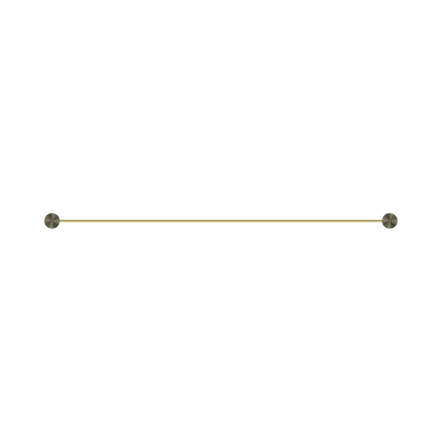 Opal Single Towel Rail 800mm Brushed Gold