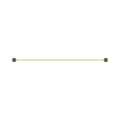 Opal Single Towel Rail 800mm Brushed Gold