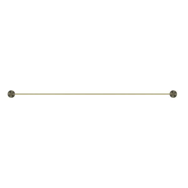 Nero Opal Single Towel Rail 800mm Brushed  NR2530BG