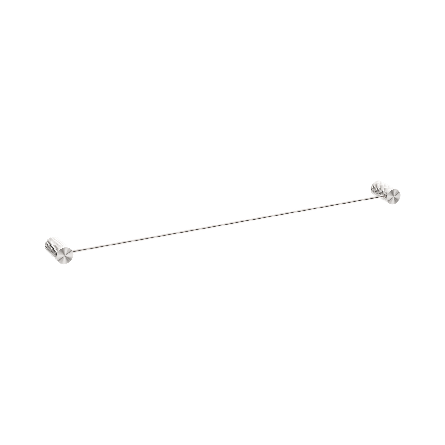 Opal Single Towel Rail 800mm Brushed Nickel