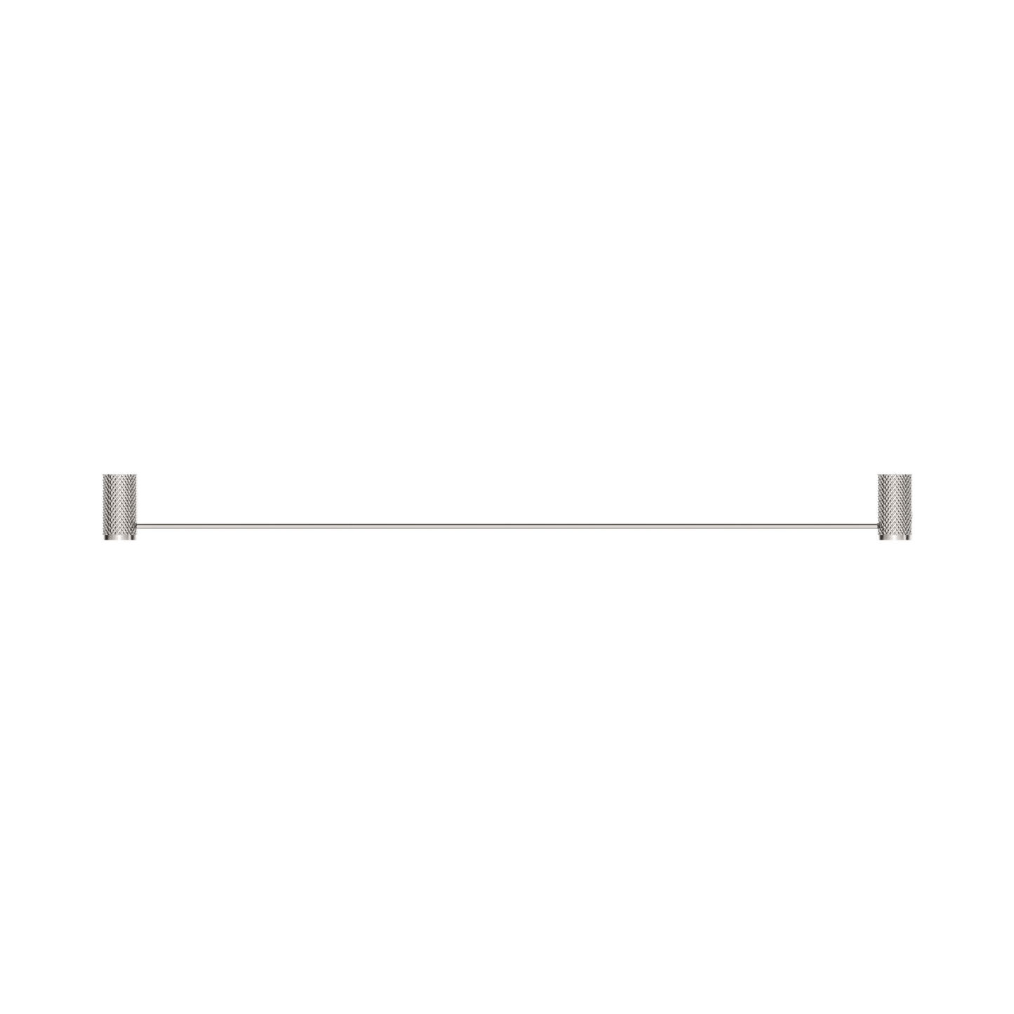 Opal Single Towel Rail 800mm Brushed Nickel
