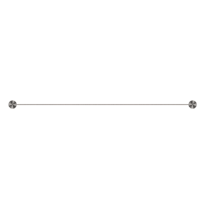 Nero Opal Single Towel Rail 800mm  NR2530BN