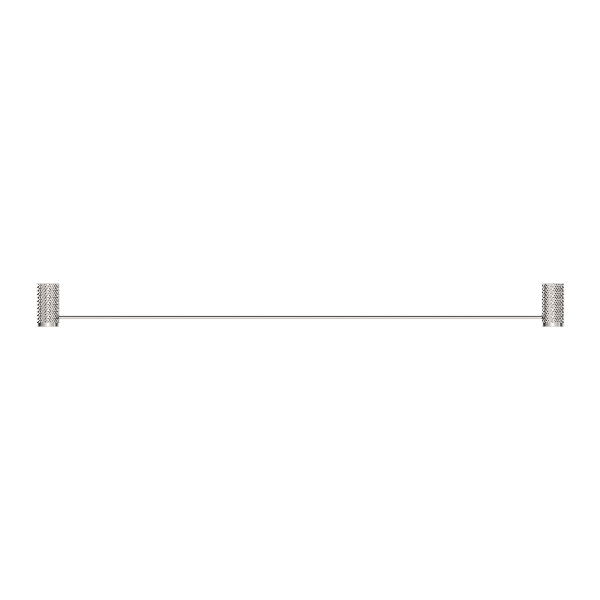Nero Opal Single Towel Rail 800mm  NR2530BN