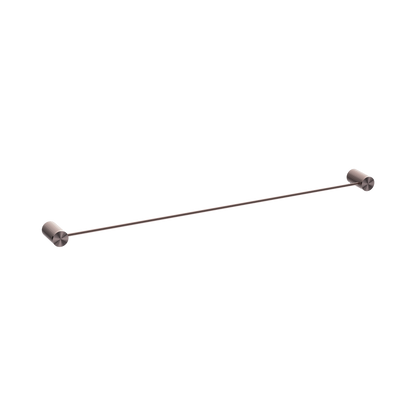 Opal Single Towel Rail 800mm Brushed Bronze