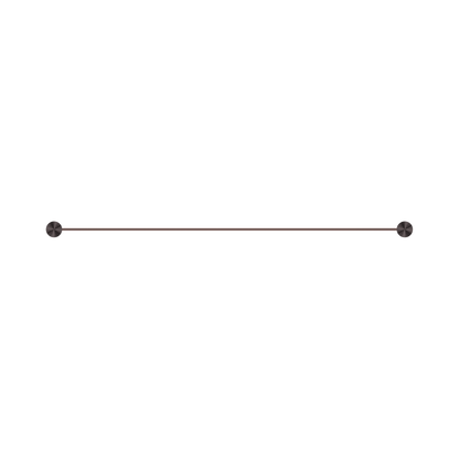 Opal Single Towel Rail 800mm Brushed Bronze
