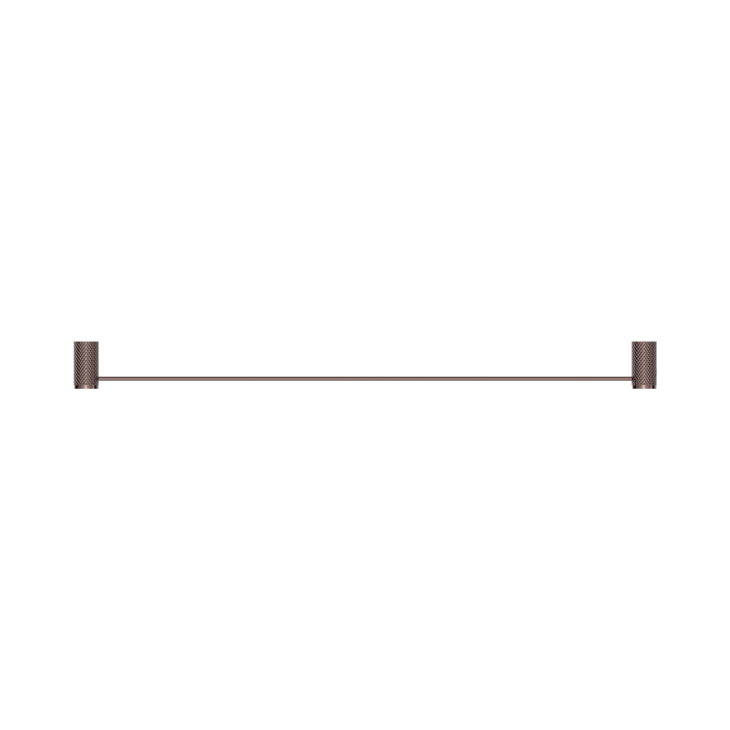 Opal Single Towel Rail 800mm Brushed Bronze
