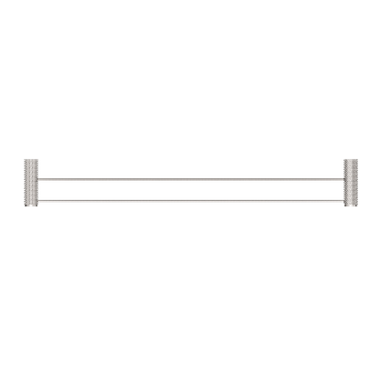 Nero Opal Double Towel Rail 800mm  NR2530dBN